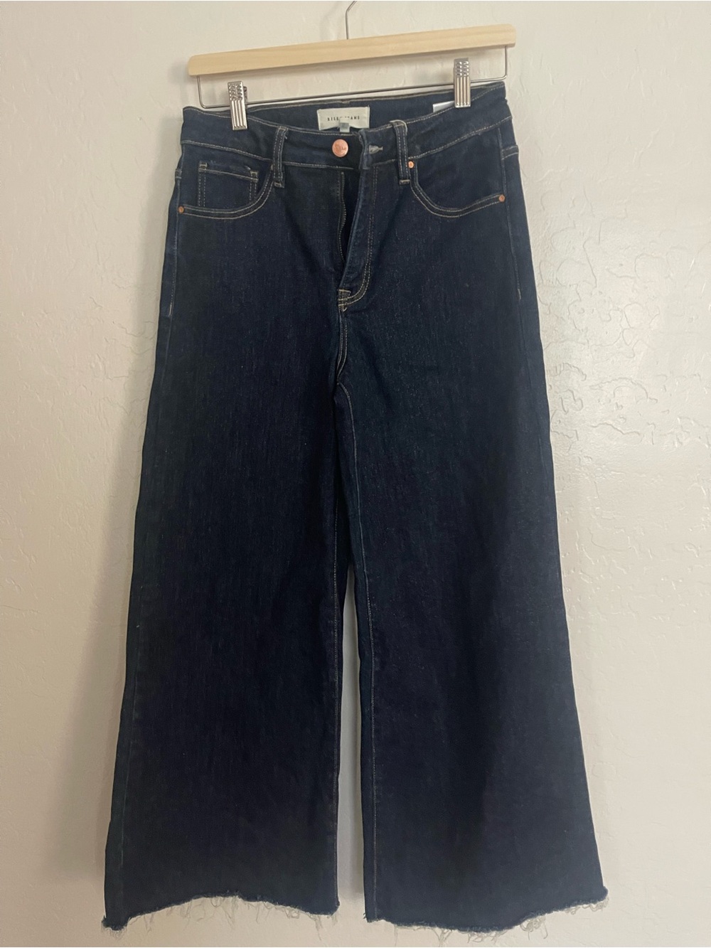 Risen Jean Wide Leg Sparkly Stretchy Size 5/27 - Picture 1 of 5